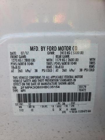 2017 FORD EDGE SE - 2FMPK3G9XHBC35154