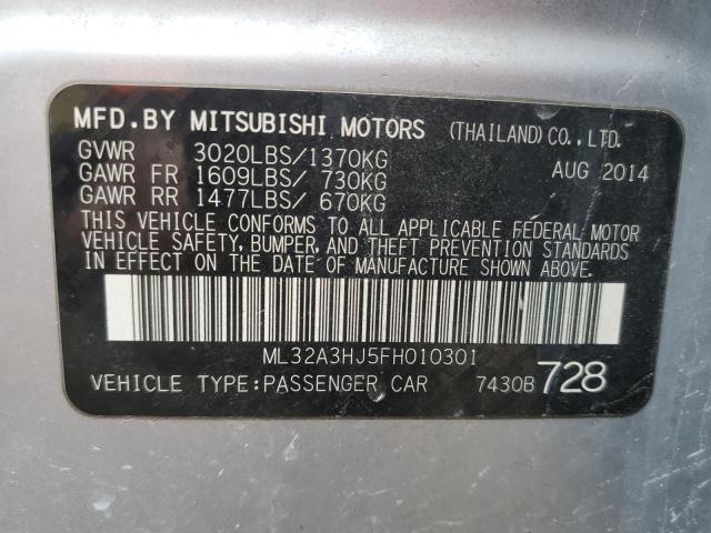 2015 MITSUBISHI MIRAGE DE ML32A3HJ5FH010301