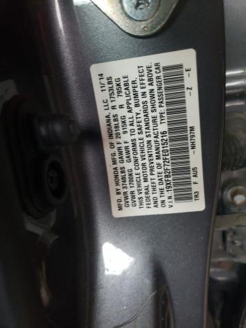 2015 HONDA CIVIC SE 19XFB2F72FE015216