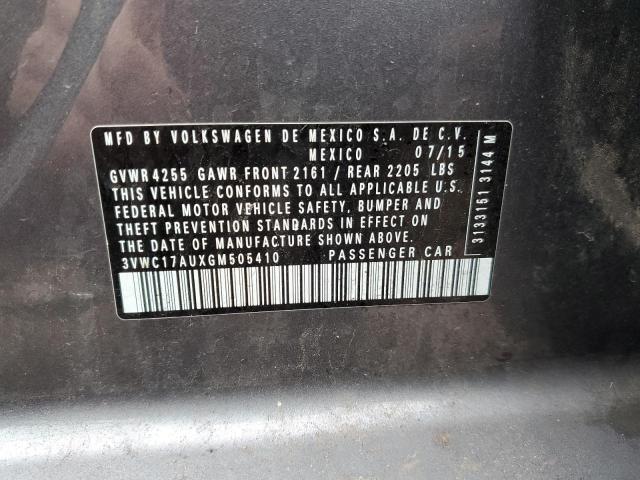 2016 VOLKSWAGEN GOLF SPORT - 3VWC17AUXGM505410