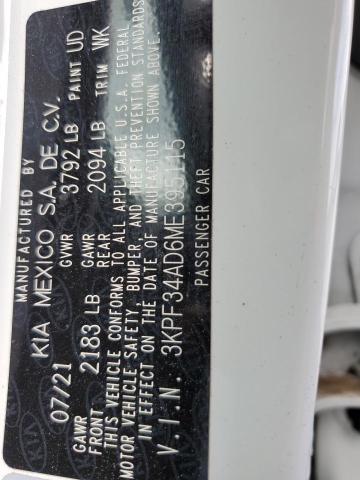 2021 KIA FORTE GT L - 3KPF34AD6ME395115