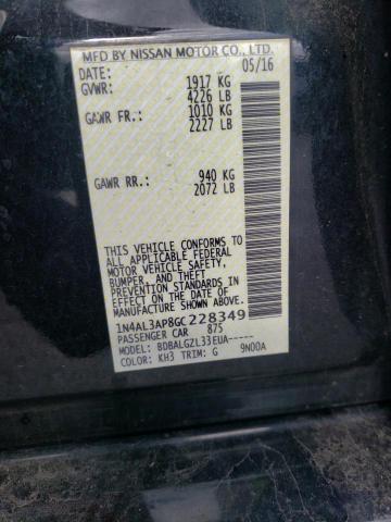 2016 NISSAN ALTIMA 2.5 1N4AL3AP8GC228349
