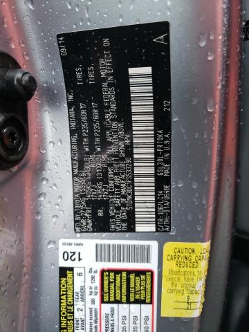 2015 TOYOTA SIENNA XLE 5TDYK3DC1FS533290