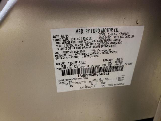 2015 FORD TAURUS POL 1FAHP2MK0FG144143