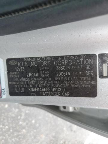 KNAFK4A68E5191009 KIA FORTE LX