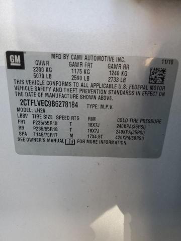 2CTFLVEC9B6278184 GMC Terrain Slt