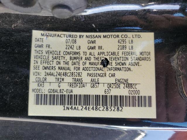1N4AL24E48C285282 Nissan Altima 2.5s