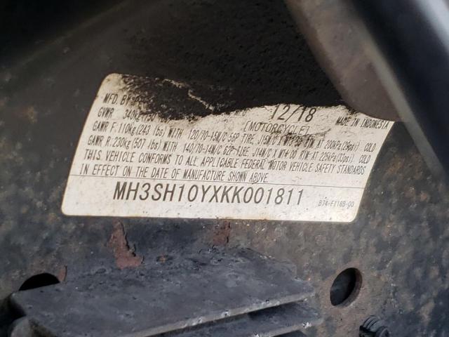 2019 YAMAHA CZD300 A - MH3SH10YXKK001811