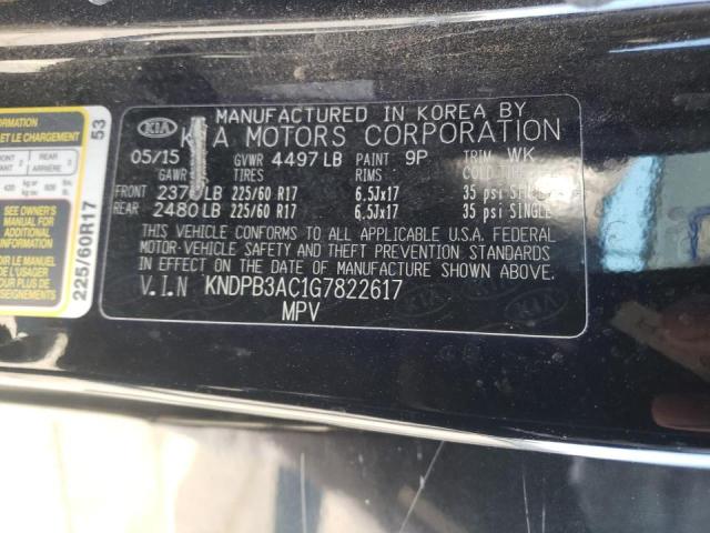 KNDPB3AC1G7822617 KIA Sportage Lx