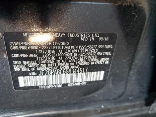 JF2GPABC6G8344517 Subaru Crosstrek Premium
