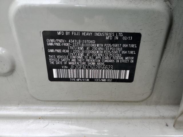 JF2GPACC5D2856623 Subaru Xv Crosstrek 2.0 Premium