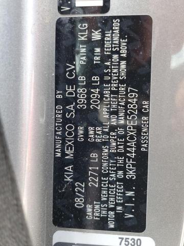 3KPF44ACXPE528497 KIA FORTE GT