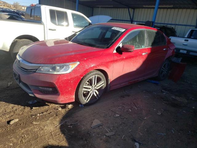 Salvage cars for sale from Copart Colorado Springs, CO: 2016 Honda Accord Sport