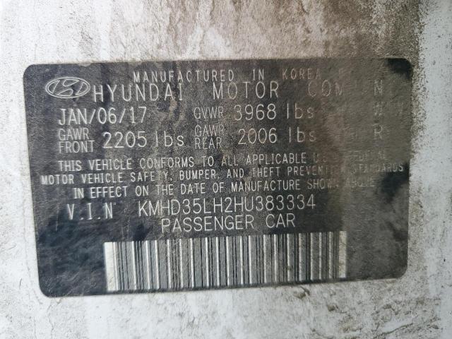 2017 HYUNDAI ELANTRA GT KMHD35LH2HU383334