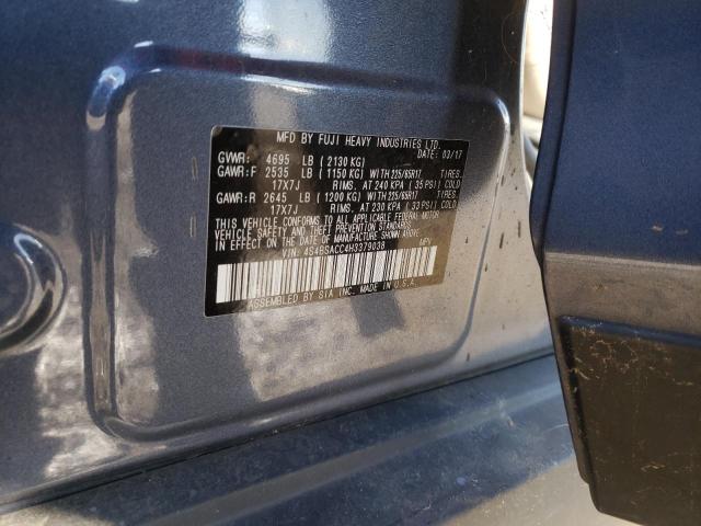 4S4BSACC4H3379038 Subaru Outback 2.5i Premium