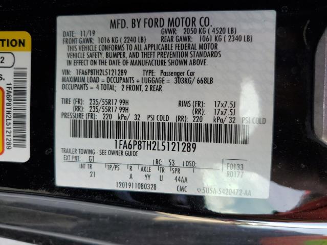 2020 FORD MUSTANG 1FA6P8TH2L5121289