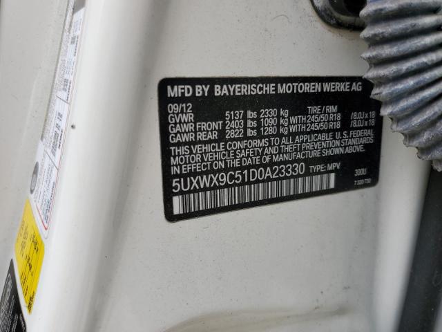 5UXWX9C51D0A23330 BMW X3