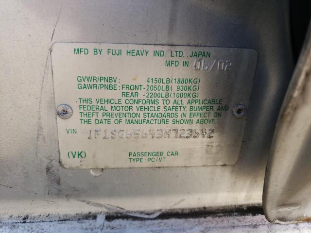 JF1SG65643H723642 Subaru Forester 2.5xs