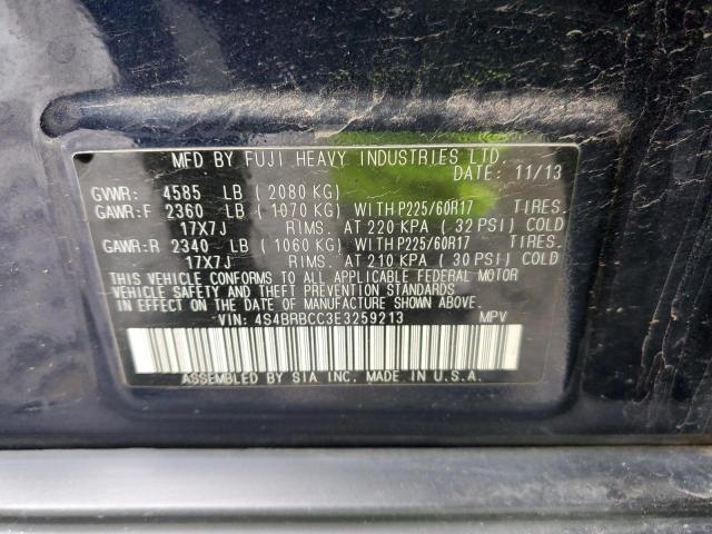 4S4BRBCC3E3259213 Subaru Outback 2.5i Premium