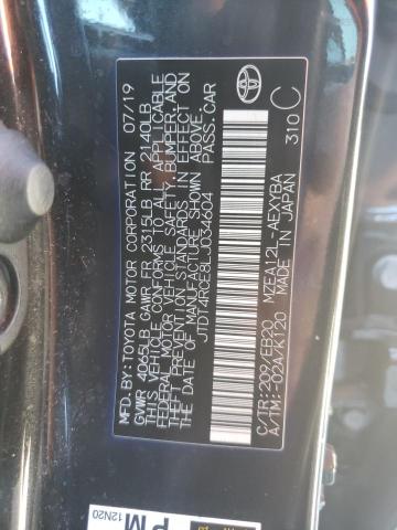 2020 TOYOTA COROLLA XS JTDT4RCE8LJ034604