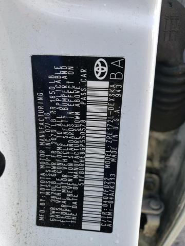 2016 TOYOTA COROLLA L 5YFBURHE8GP550578