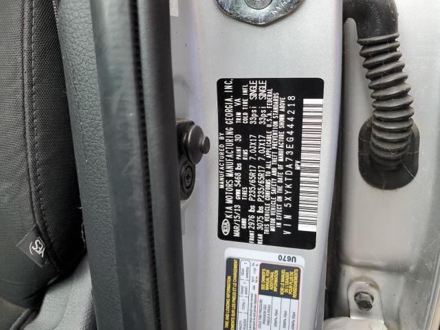 5XYKTDA73EG444218 KIA SORENTO LX