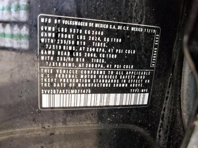 2020 VOLKSWAGEN TIGUAN SE 3VV2B7AX7LM071478