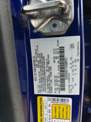 2015 FORD FUSION SE 3FA6P0H71FR302371