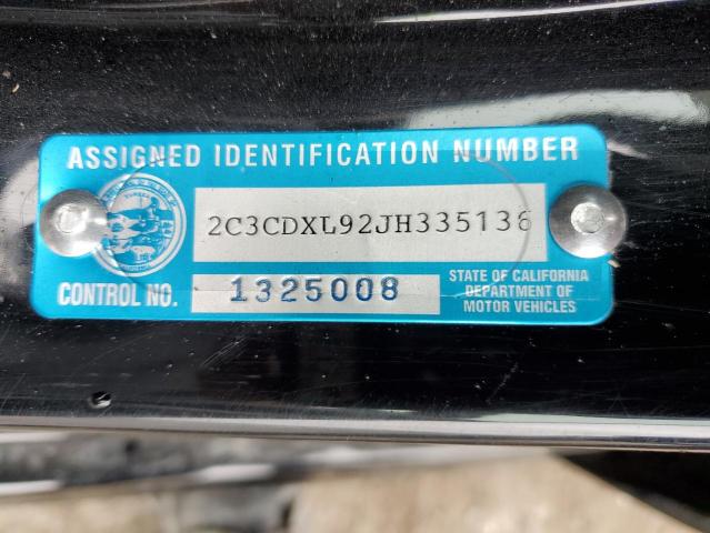 2018 DODGE CHARGER SR - 2C3CDXL92JH335136