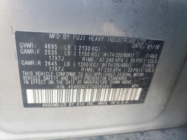 4S4BSACC7G3283807 Subaru Outback 2.5i Premium