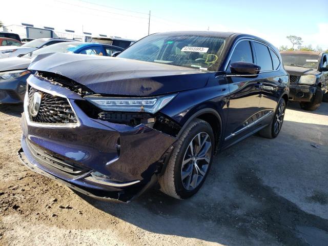 2022 ACURA MDX TECHNO 5J8YD9H43NL005087