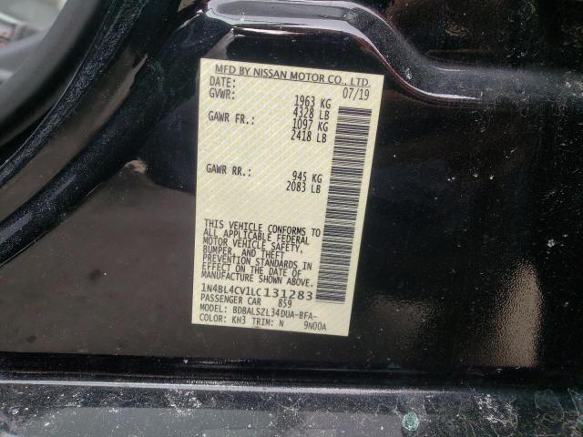 2020 NISSAN ALTIMA SR 1N4BL4CV1LC131283