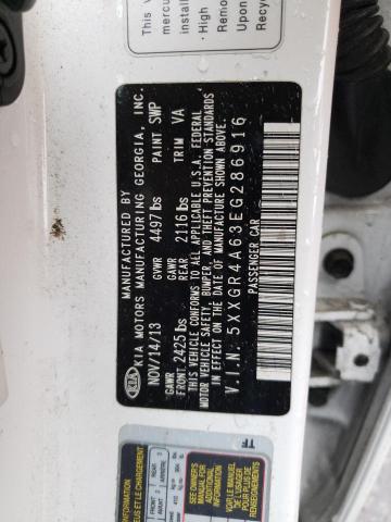 5XXGR4A63EG286916 KIA OPTIMA SX