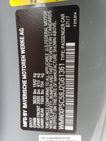 WMWXP5C58J2G61361 Mini Cooper