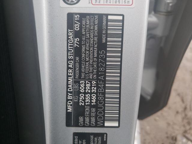 2015 MERCEDES-BENZ S 550 4MAT - WDDUG8FB4FA182735