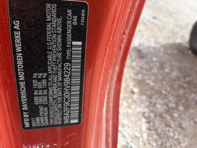 2017 BMW 230I - WBA2F9C30HV984229