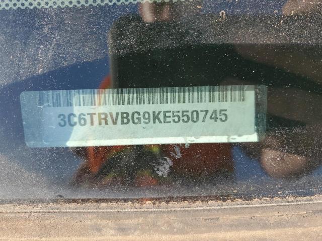 2019 RAM PROMASTER 3C6TRVBG9KE550745