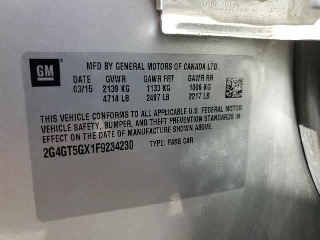 2015 BUICK REGAL GS - 2G4GT5GX1F9234230