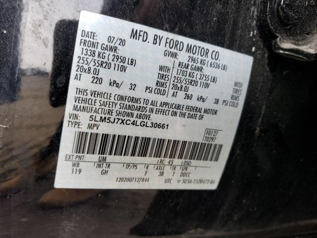 2020 LINCOLN AVIATOR RE - 5LM5J7XC4LGL30661