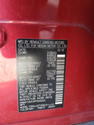 2015 NISSAN ROGUE S KNMAT2MT4FP545324
