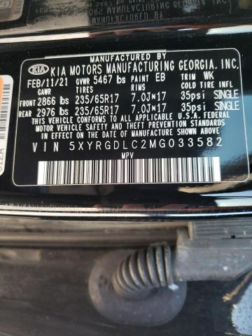 2021 KIA SORENTO LX - 5XYRGDLC2MG033582