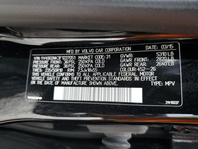 2015 VOLVO XC70 T6 PR - YV4902NK3F1227051