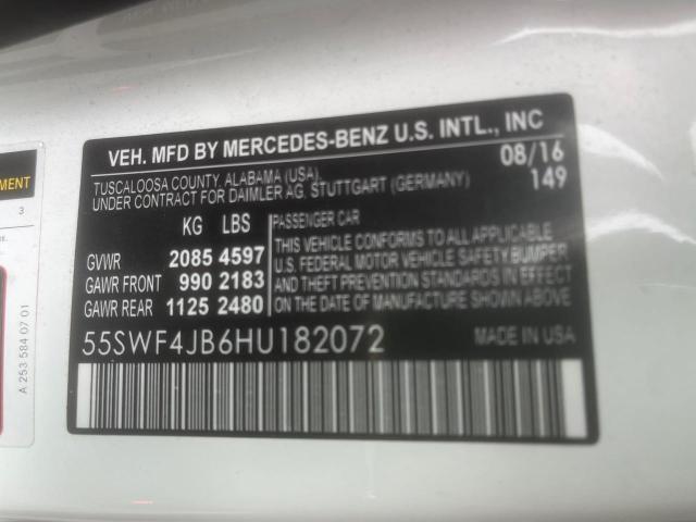 2017 MERCEDES-BENZ C 300 55SWF4JB6HU182072