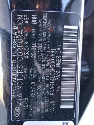 KNAGT4LC5H5007881 KIA OPTIMA HYBRID