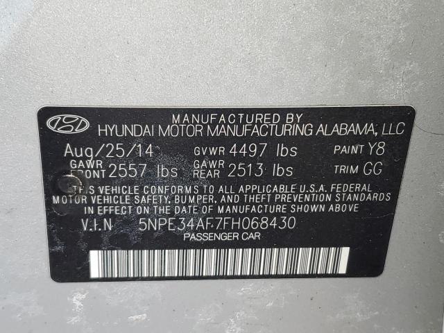 2015 HYUNDAI SONATA SPO 5NPE34AF7FH068430
