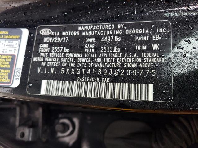 5XXGT4L39JG239775 KIA Optima Lx