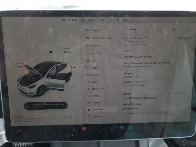 7SAYGAEE4NF426200 Tesla Model Y