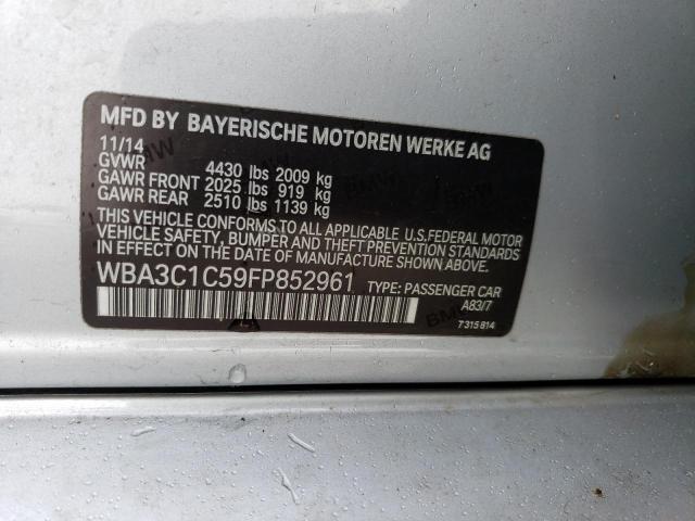 2015 BMW 328 I SULE - WBA3C1C59FP852961