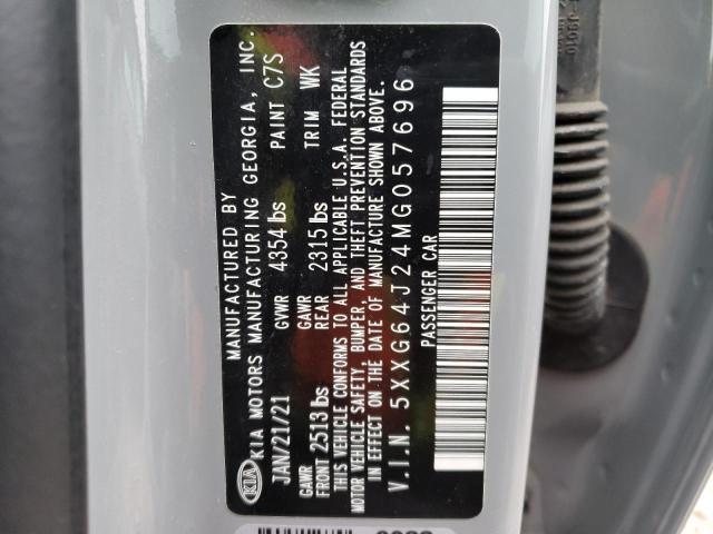 2021 KIA K5 GT LINE 5XXG64J24MG057696