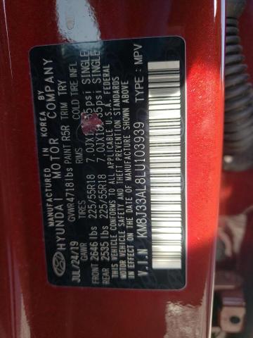 2020 HYUNDAI TUCSON LIM - KM8J33AL8LU103939